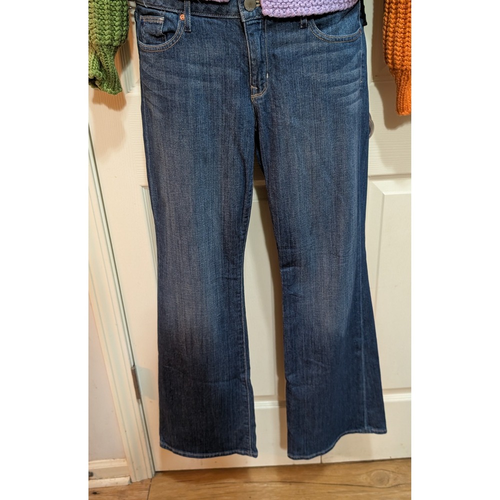 GAP 1969 Curvy Flare Jeans Size 30 / 10a Medium Blue Wash Stretch Denim 2011